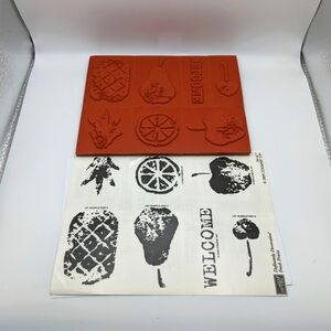 🎨STAMPS BOGO 50% OFF🎨New Stampin' Up Definitely Decorative Fresh Fruits set
